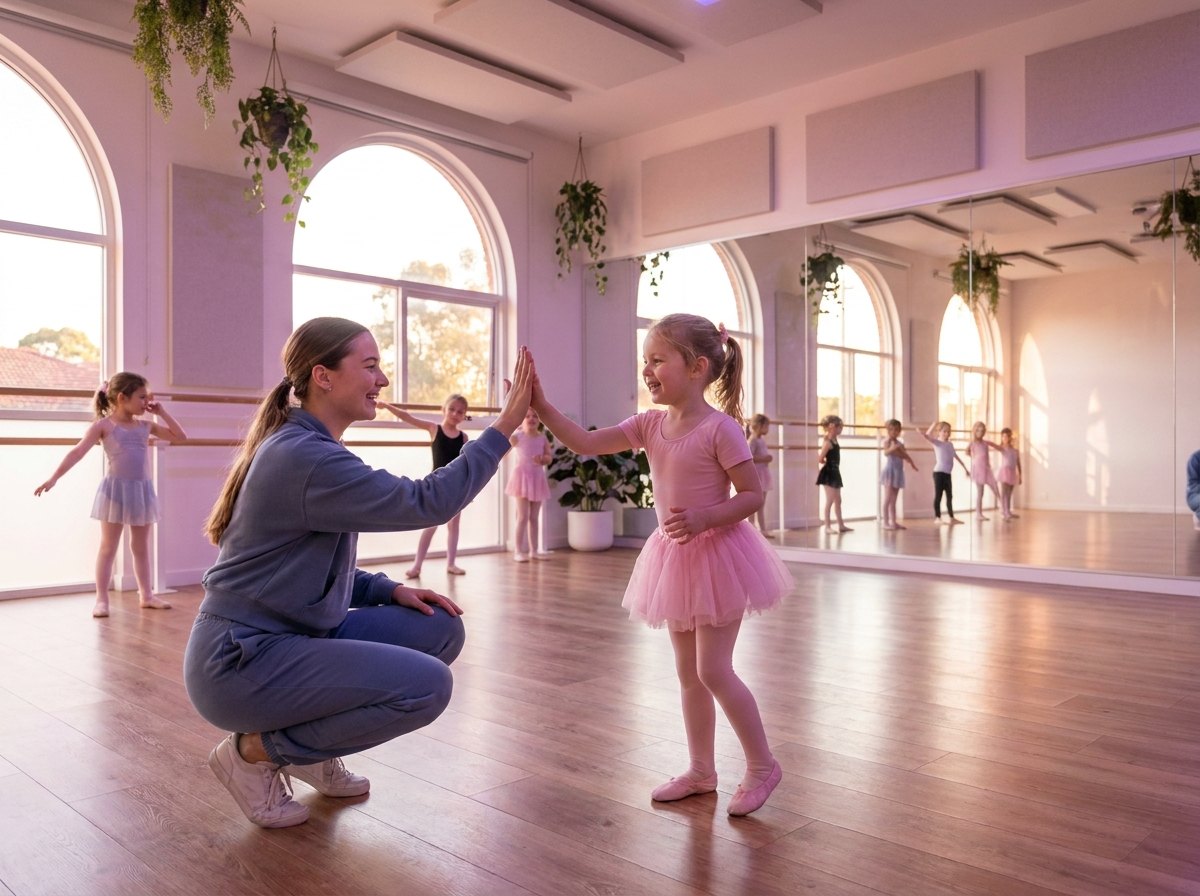 Rozciąganie na sali tanecznej SHIVA DANCE Studio w Tarnowie